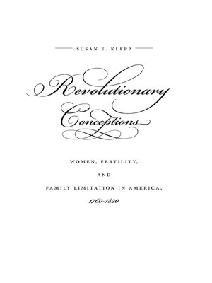 cover image of Revolutionary Conceptions